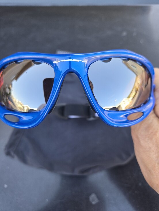 Oakley Other - OAKLEY PRO RACING WATER ELECTRIC BLUE/IRIDIUM VENTED SUNGLASSES